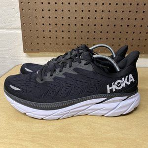 Hoka Clifton 8 Black Mens Sneakers Shoes Size 11.5 D